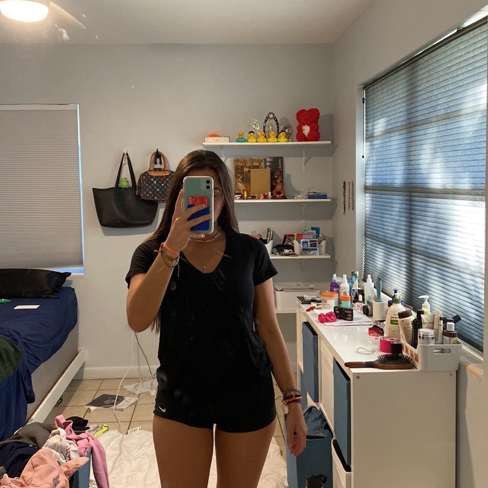 soft black shirt!